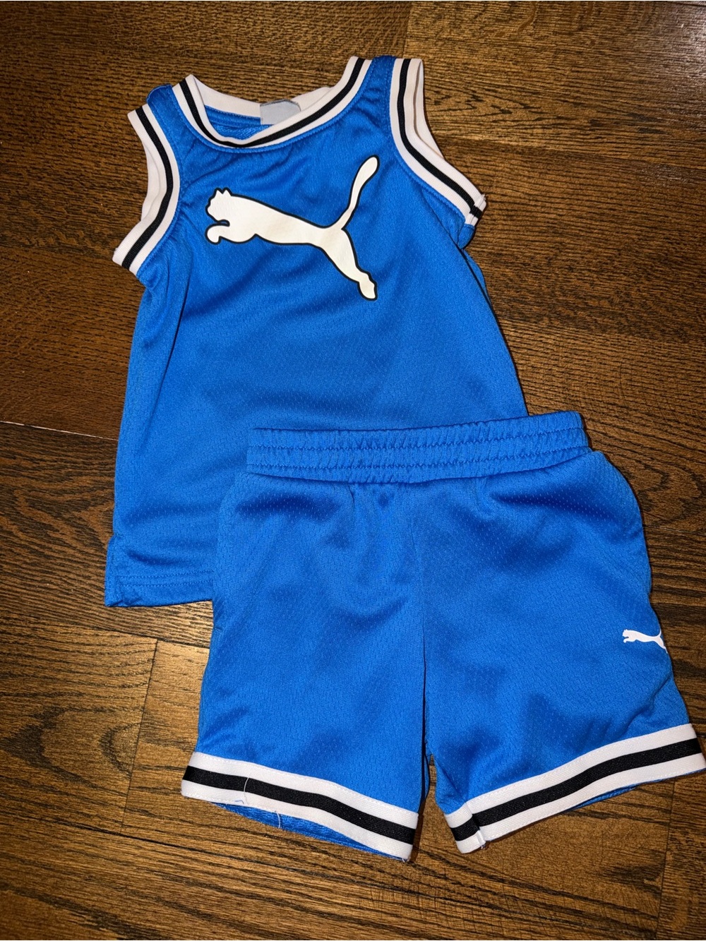 Boys toddler Puma Blue Tank & Short Set Size 2t - new without tag